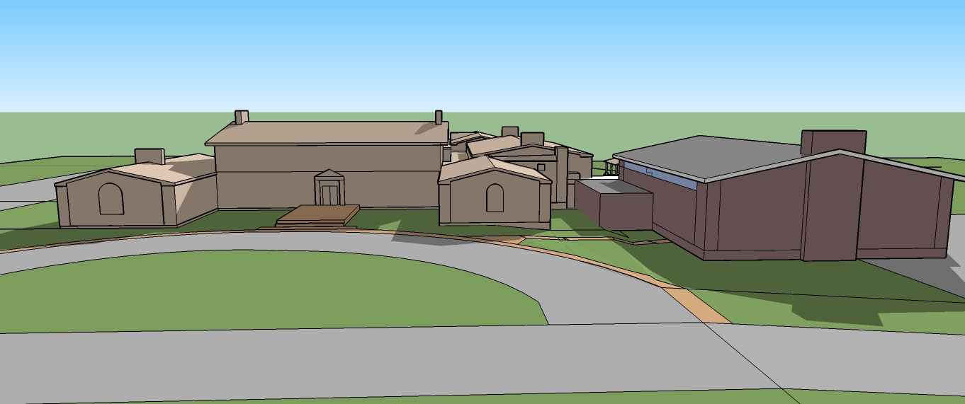 Rendering of Reed Elementary Front View